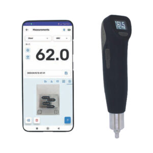 Durómetro portátil UCI HARDNESS TESTER LAB UCI PRO con diseño ergonómico, pantalla de alto contraste y tecnología de medición de alta precisión.